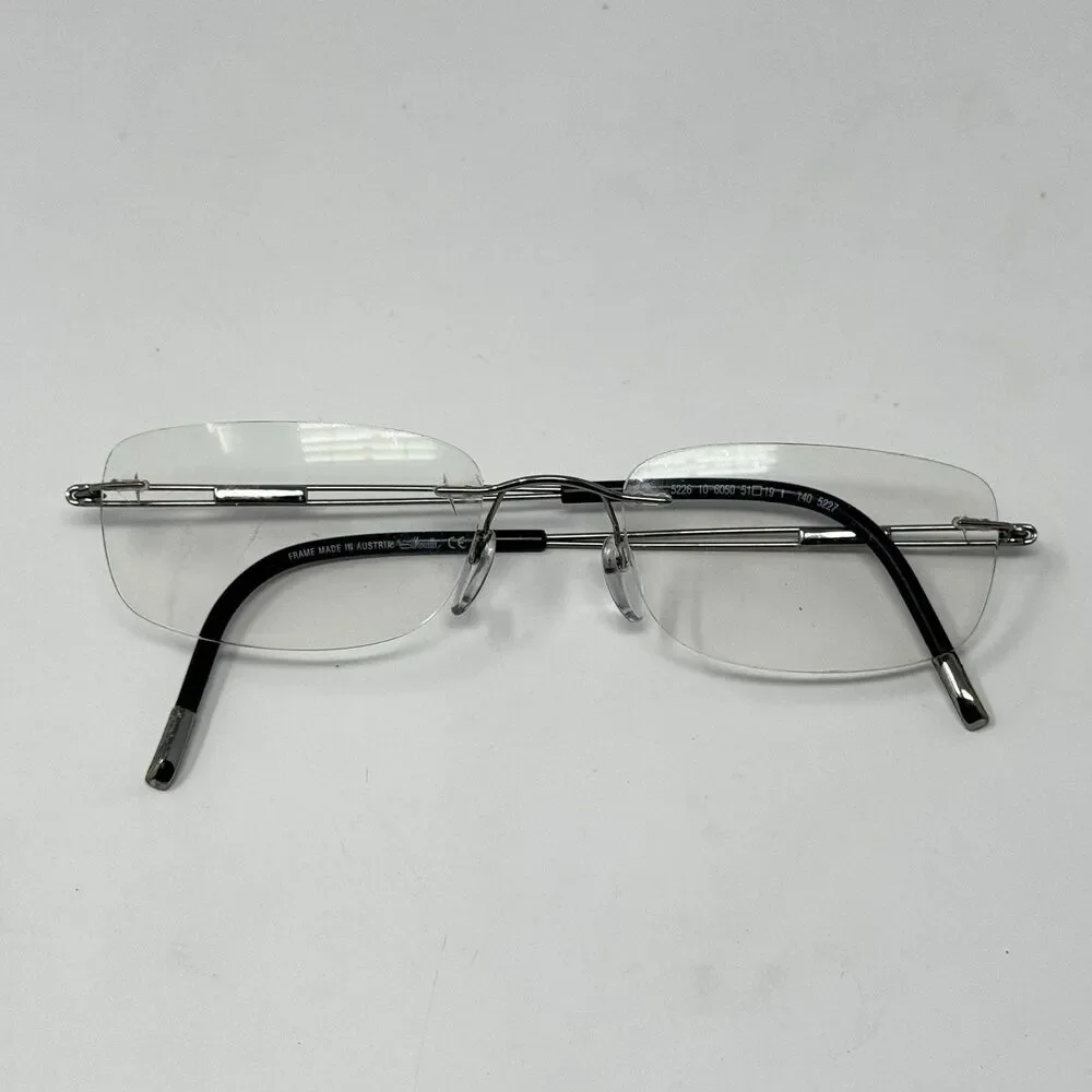 Silhouette 5226 6050 Rimless Eyeglass Frames 51-19-140 Made in Austria